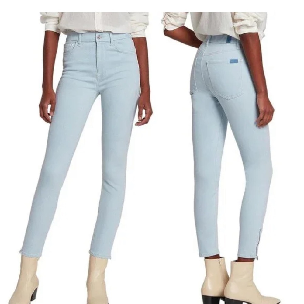 7 For All Mankind Light Blue Skinny Jeans